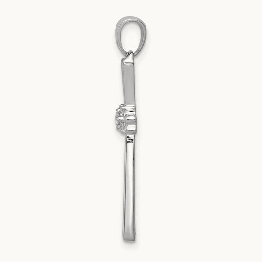 1/20ct. Diamond Cross Pendant — photo set