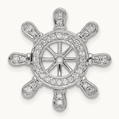 1/4ct. Diamond Ship Wheel Pendant — photo set