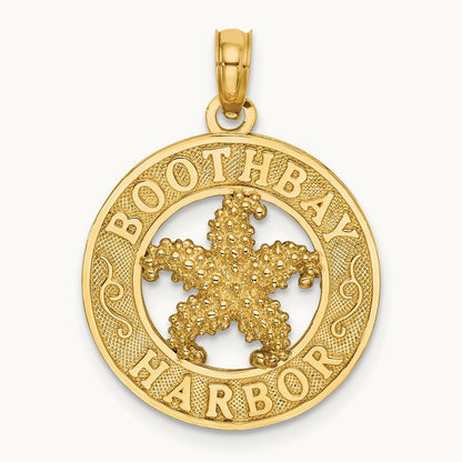 BOOTHBAY HARBOR Starfish Charm, 14K
