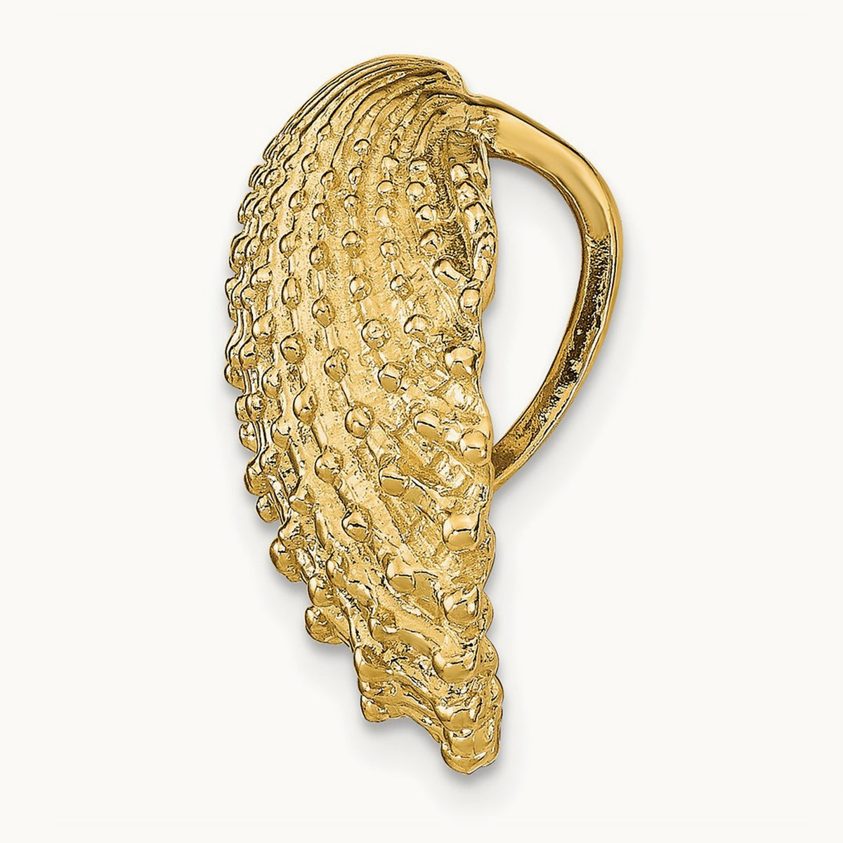 Scallop Shell Slide, 14K