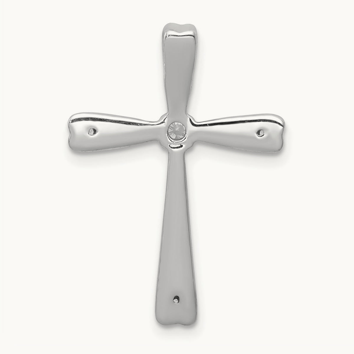 1/10ct. Diamond Cross Chain Slide — photo set