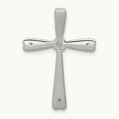 1/10ct. Diamond Cross Chain Slide — photo set