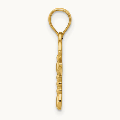 Dragonfly Pendant, 14K