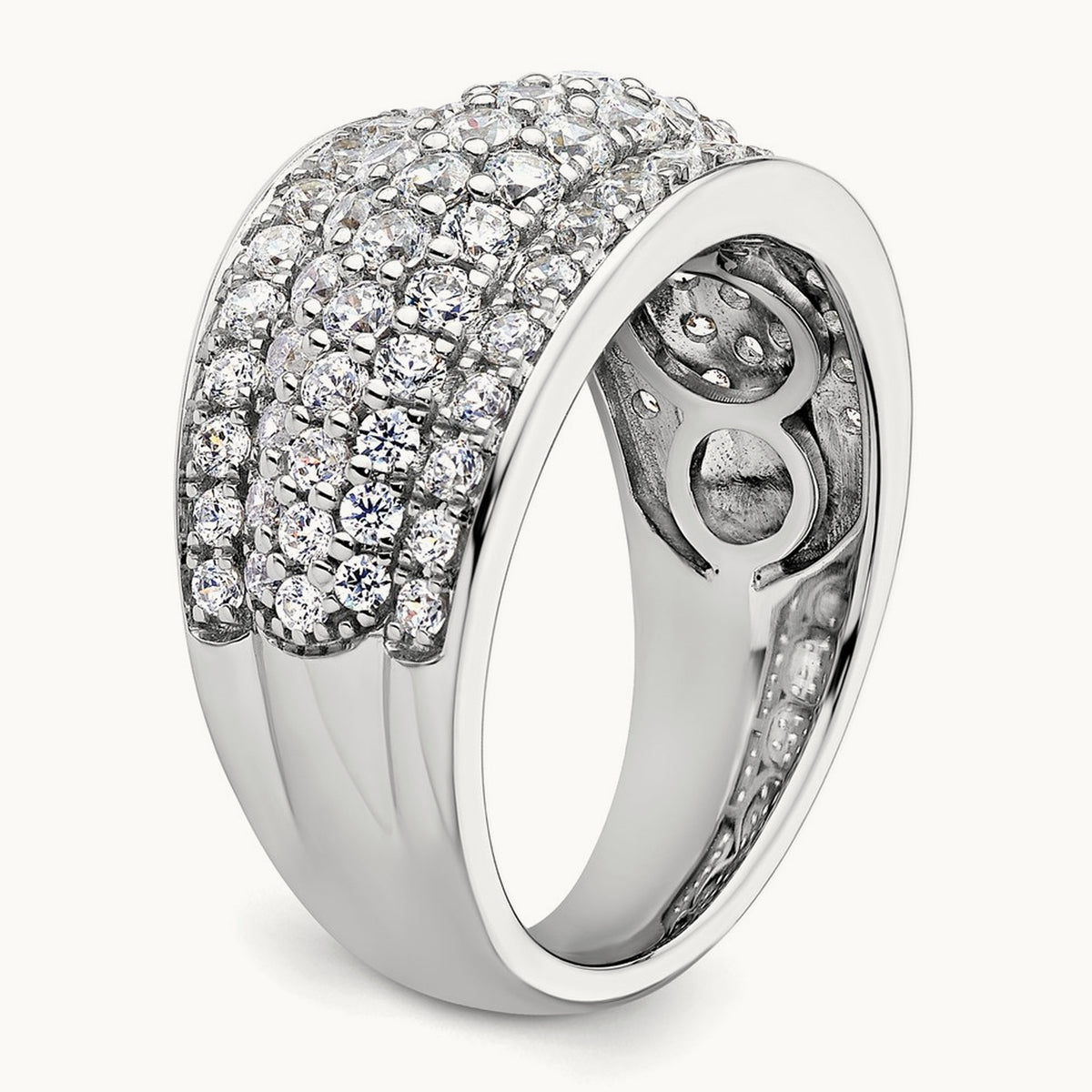 Layered Band, 1.75 ct tw Lab-Grown Diamond