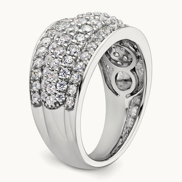 Layered Band, 1.75 ct tw Lab-Grown Diamond