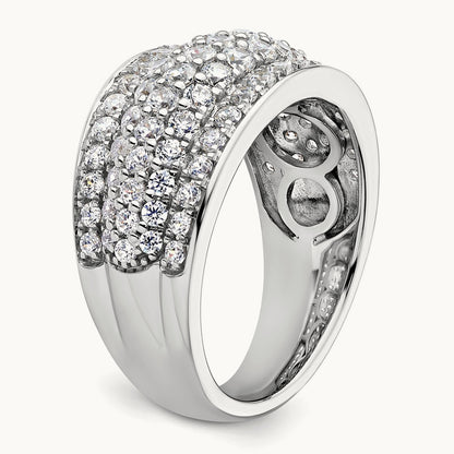 Layered Band, 1.75 ct tw Lab-Grown Diamond