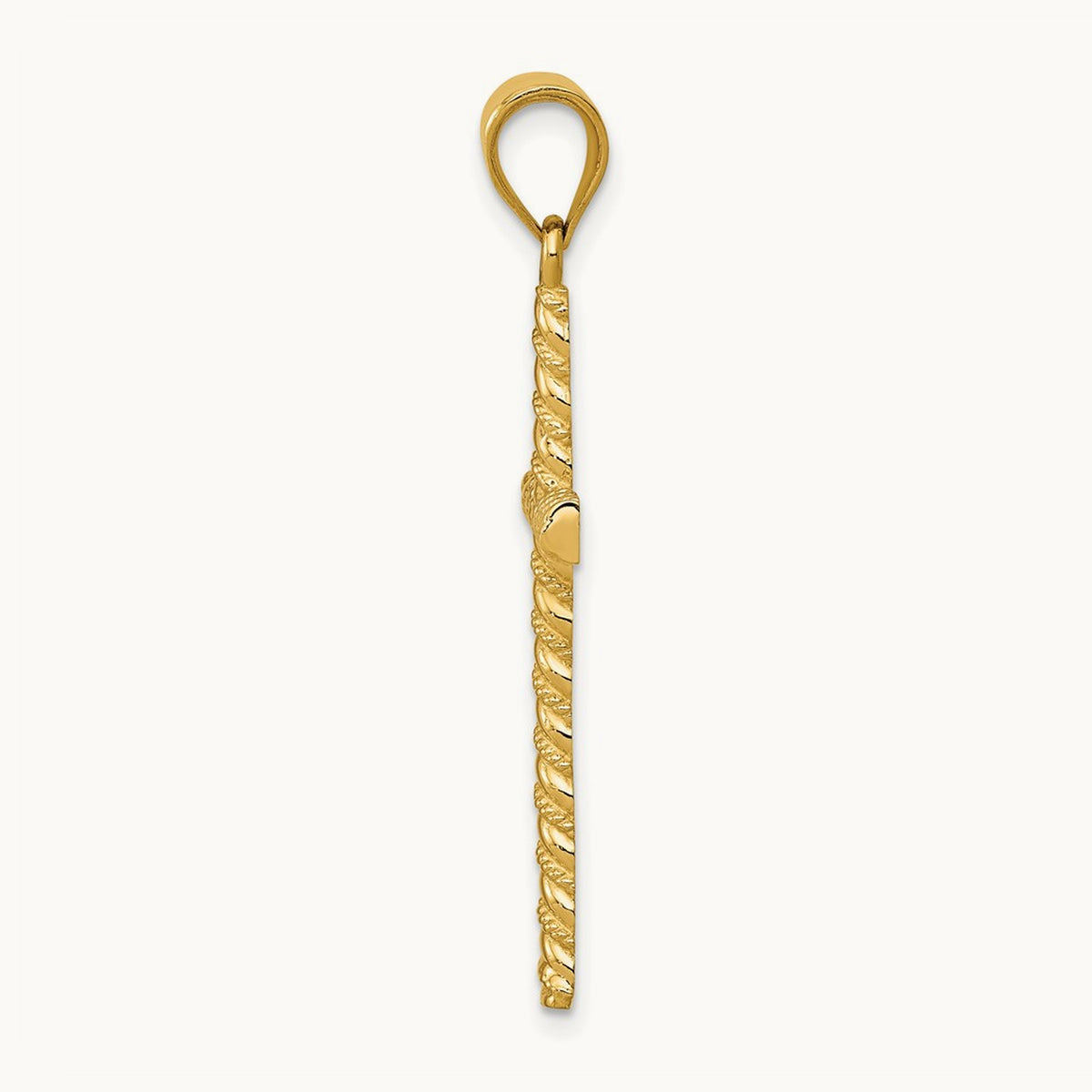 Twisted Cross Pendant — 37mm