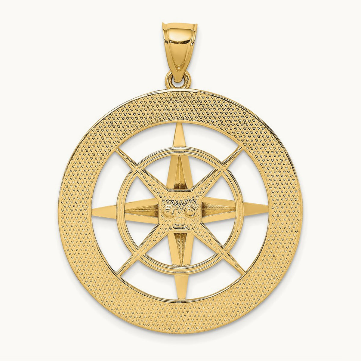 Nautical Compass Charm — 41.5mm