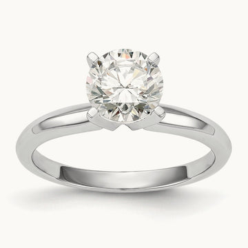 1/2ct. Lightweight Knife Edge 4-Prong Mounting, 14K White Gold