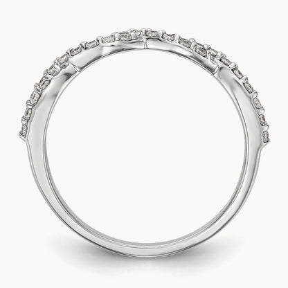 Diamond Band, 14K White Gold