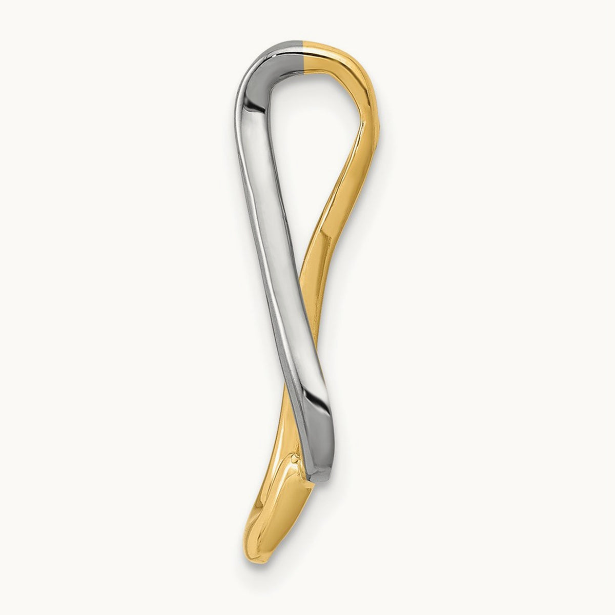 Slide, 14K Two-tone