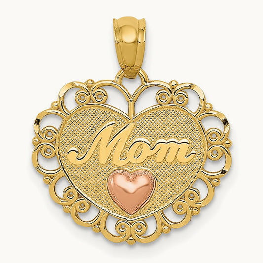MOM Heart Pendant — photo set