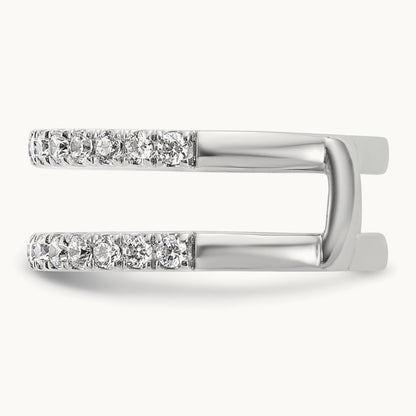 Ring Guard, 0.75 ct tw Lab-Grown Diamond — 14K White Gold