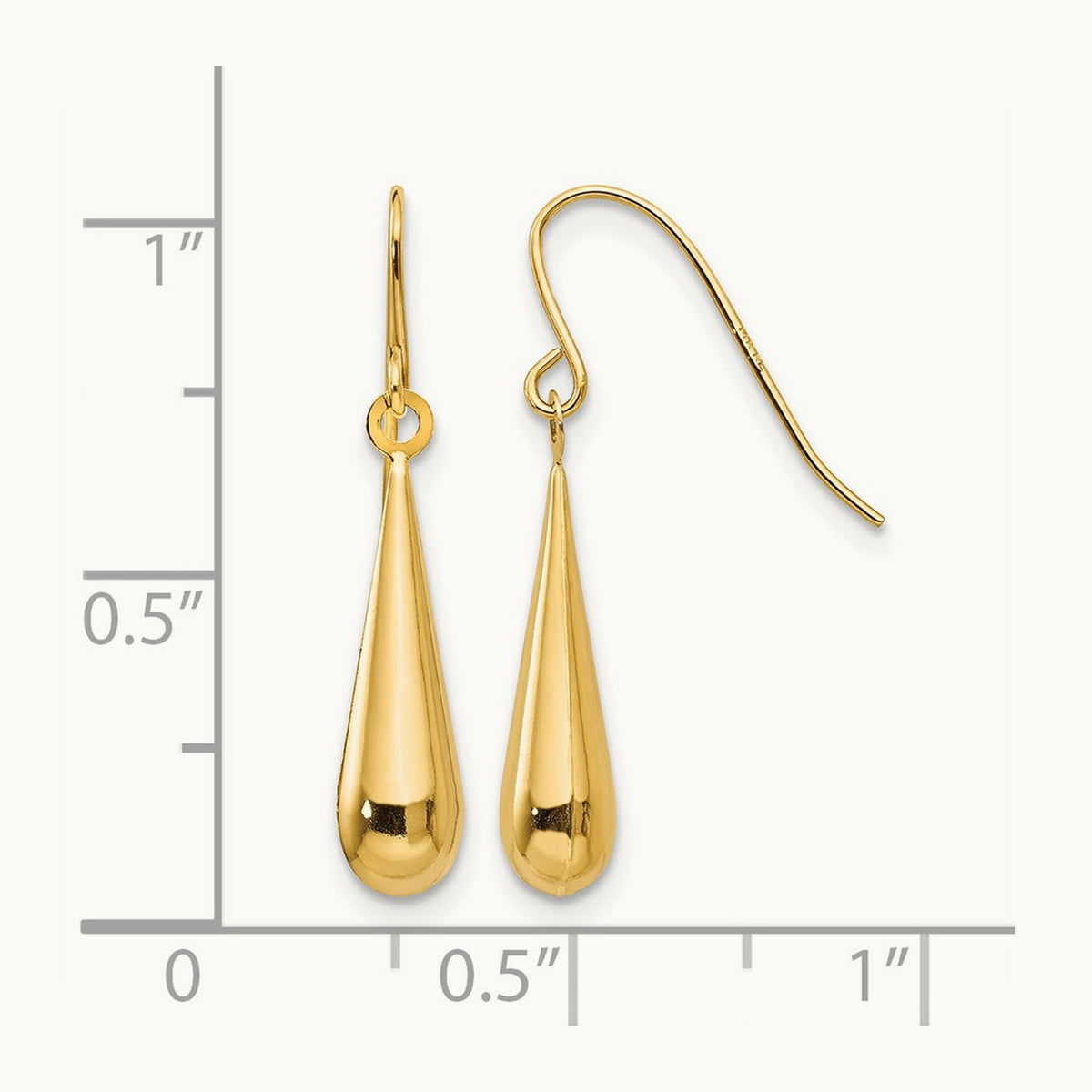 Madi K Teardrop Dangle Earrings, 14K