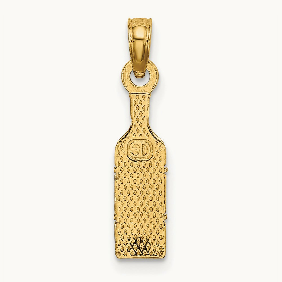 Wine Bottle Charm, 14K