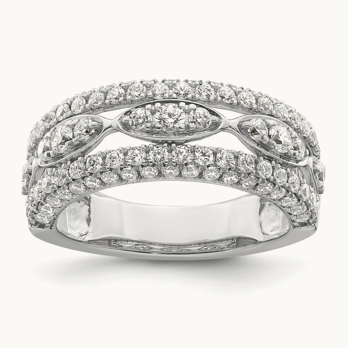 Fashion Ring, 1.25 ct tw Lab-Grown Diamond