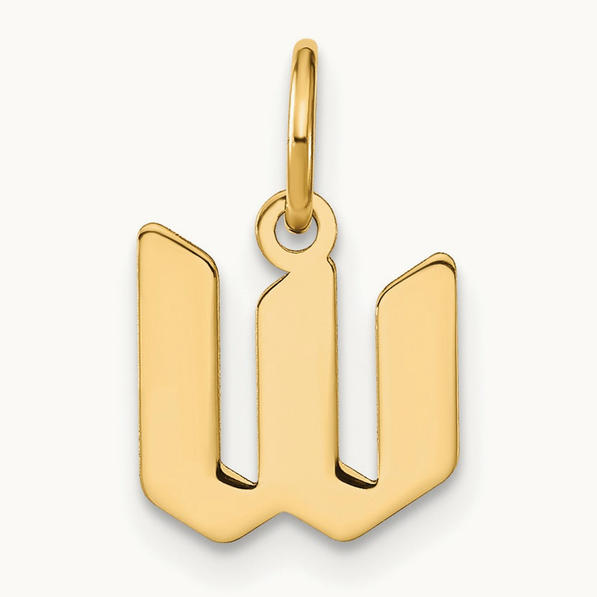 Lowercase Initial Pendant — W