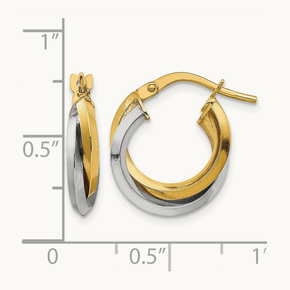 Polished Double Hoops — photo set