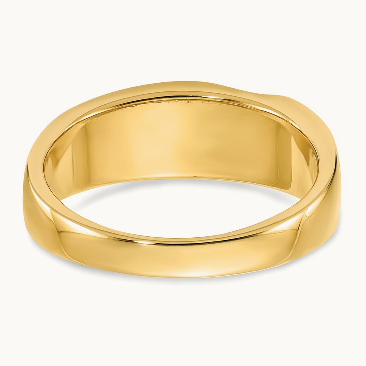 Diamond Men's Band : Satin E/W, 14K