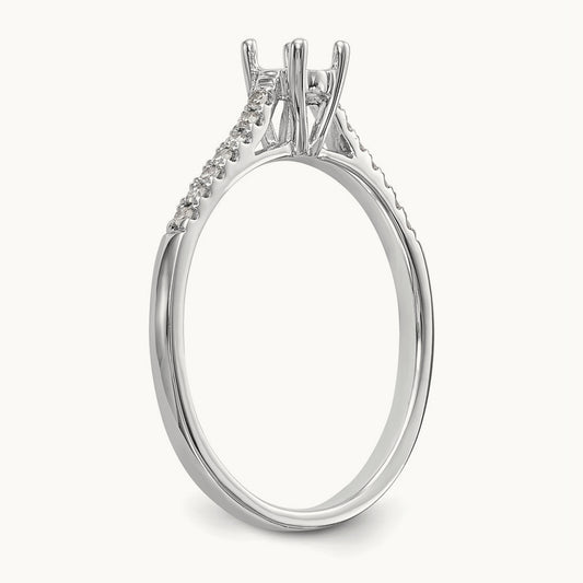 First Promise Complete Diamond Promise/Engagement Ring, 14K White Gold