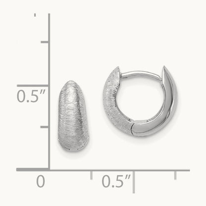 Textured Hoop Earrings — photo set