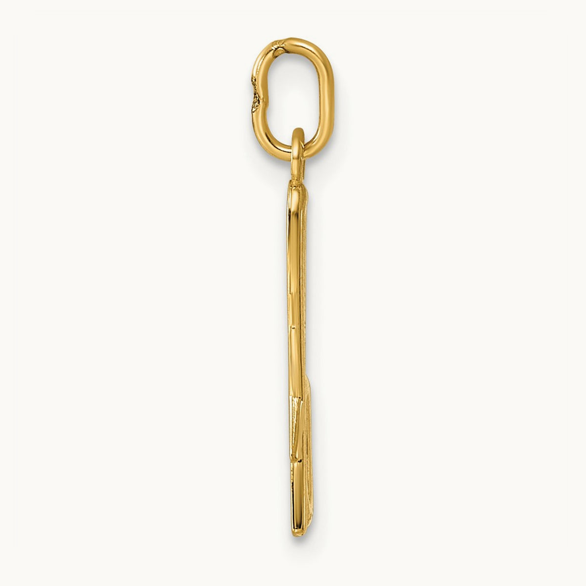Initial Charm, 14K Yellow Gold