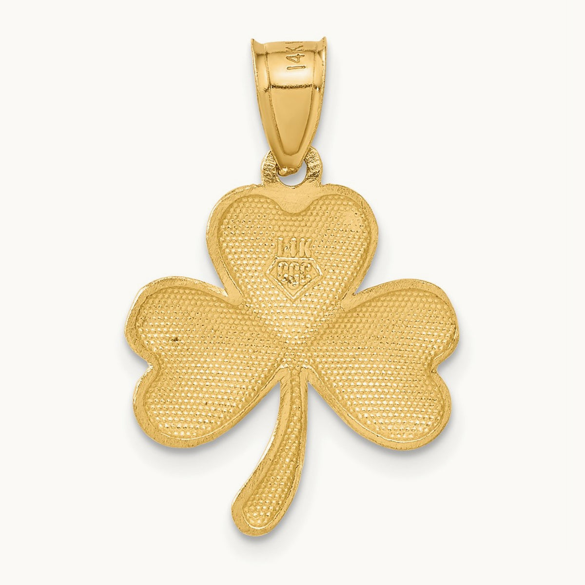 Shamrock Charm, 14K