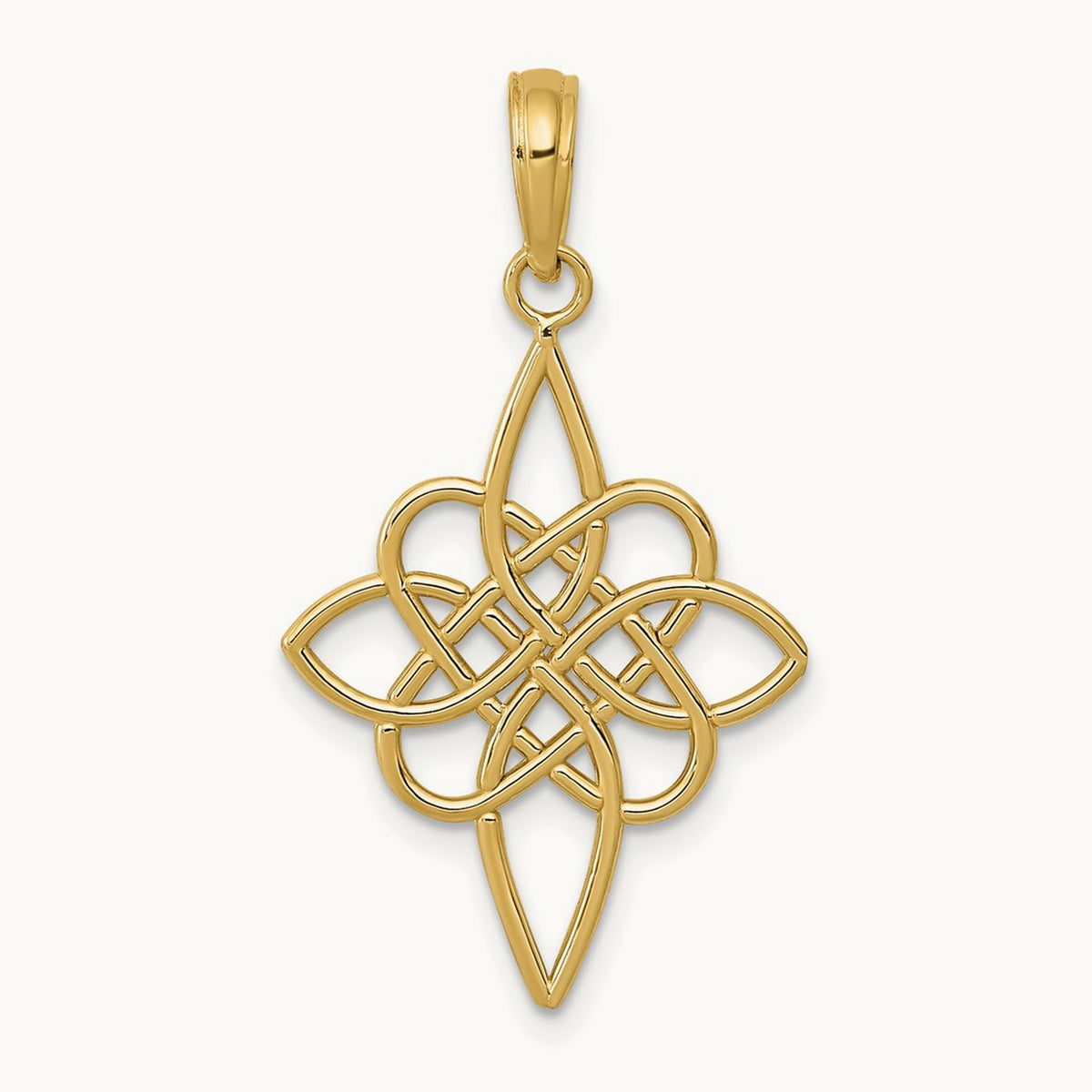 Celtic Knot Pendant, 14K