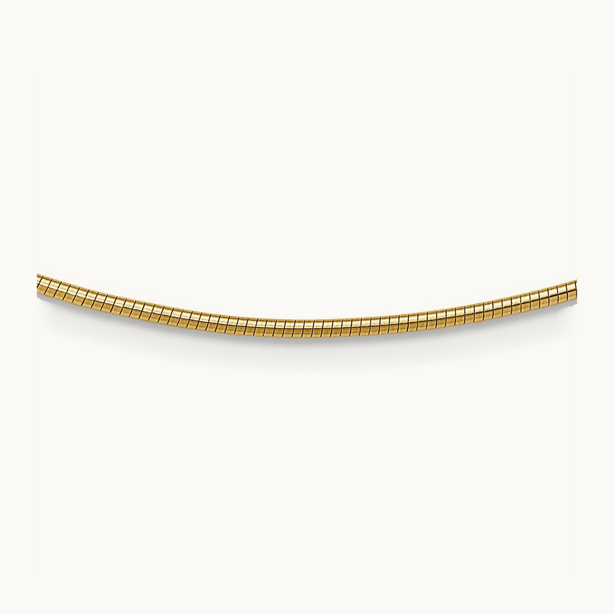 Round Omega — 14K Yellow Gold