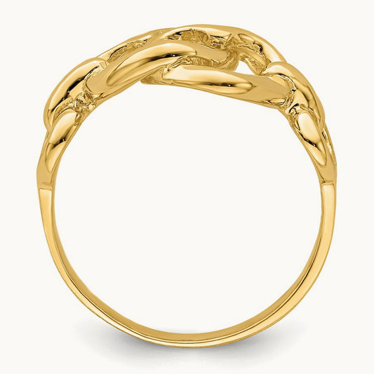 Double Cut-out Heart Ring, 14K