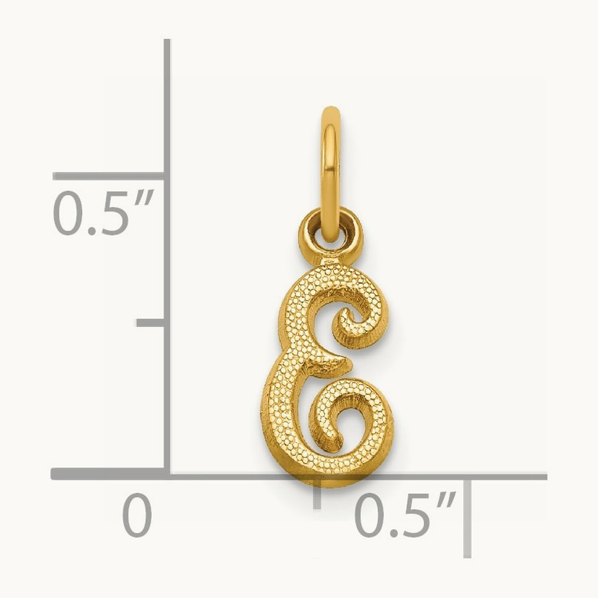 Script Initial Charm — E