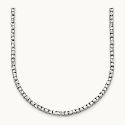 Straight Tennis Necklace, 4 1/2-6 ct Lab-Grown Diamond