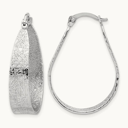 Textured Hoop Earrings — Leslie's — photo set