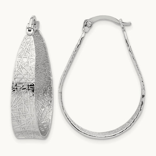 Textured Hoop Earrings — Leslie's — photo set