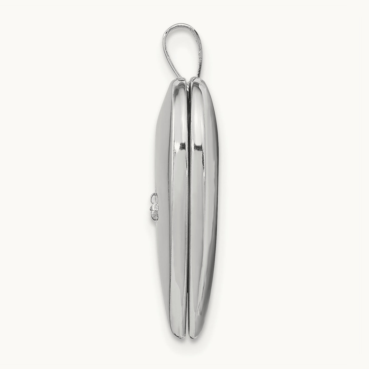Diamond Heart Locket — 14K White Gold