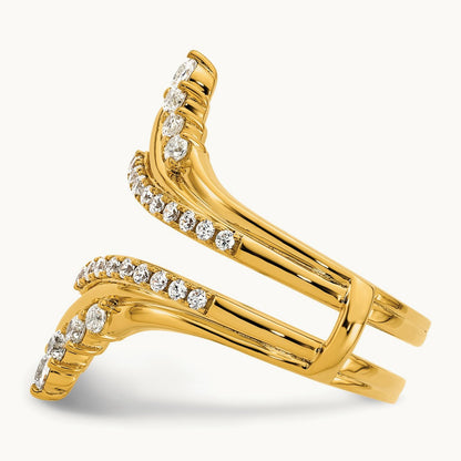 Ring Guard, 1.00 ct tw Lab-Grown Diamond — 14K Yellow Gold