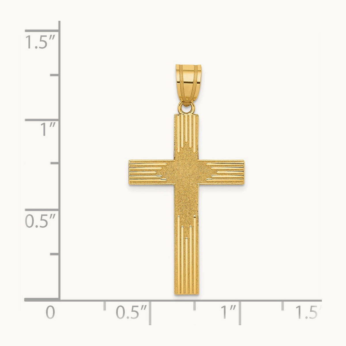 Laser Designed Cross — 33mm