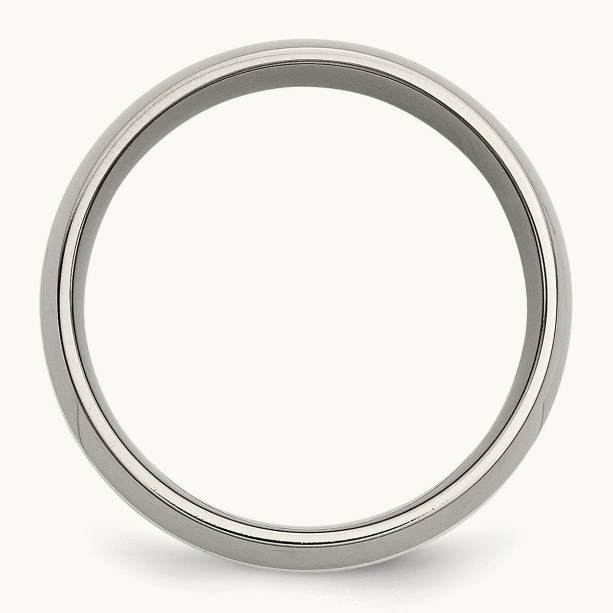 Polished w/ Inlay Band — Titanium/SS, 8mm (2)