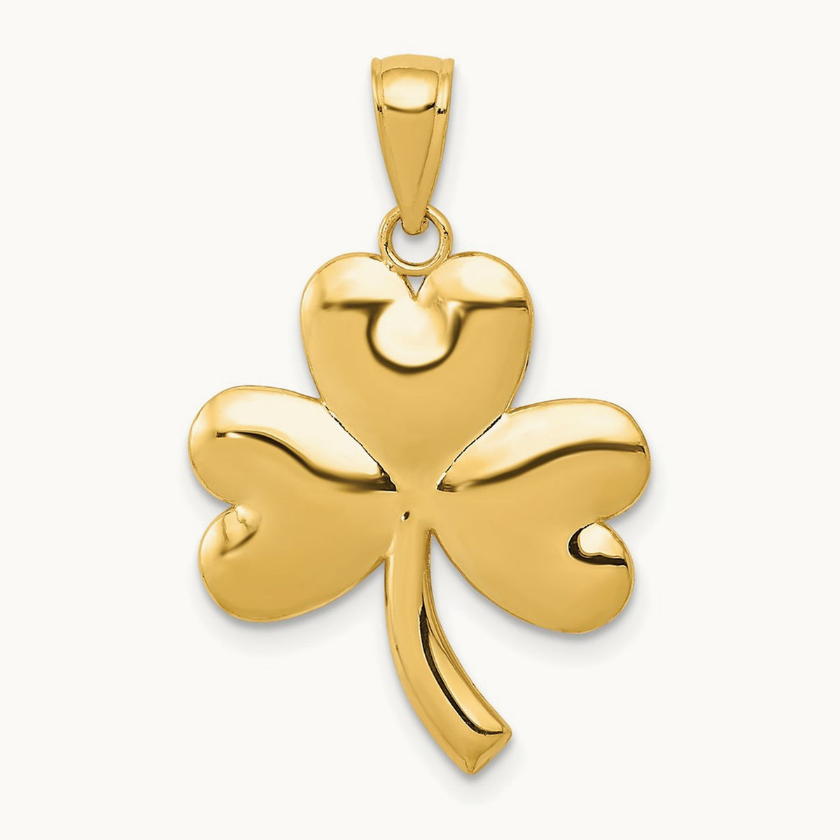 Shamrock Charm, 14K