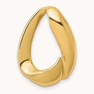Oval Slide, 14K