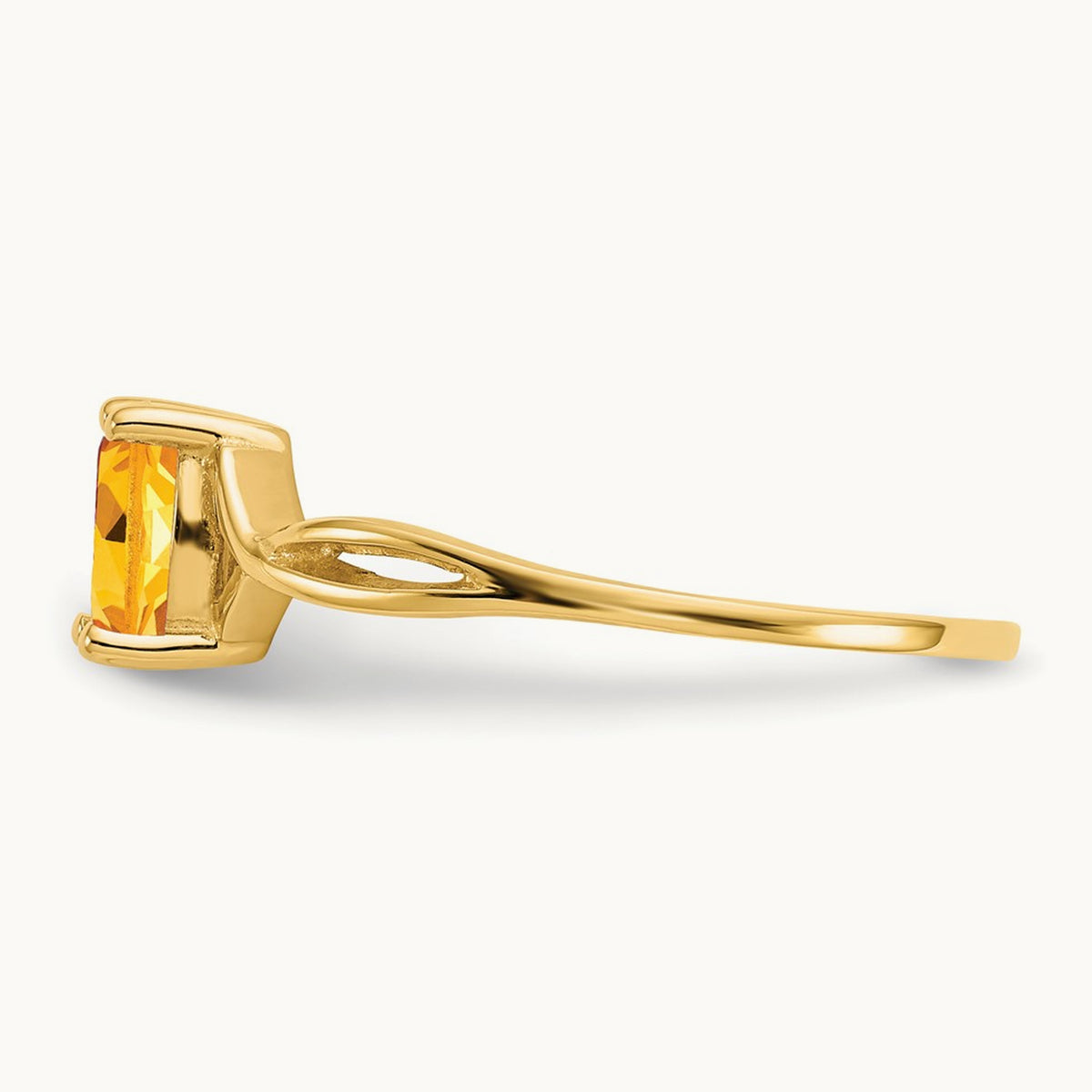 Citrine Birthstone Ring, 14K