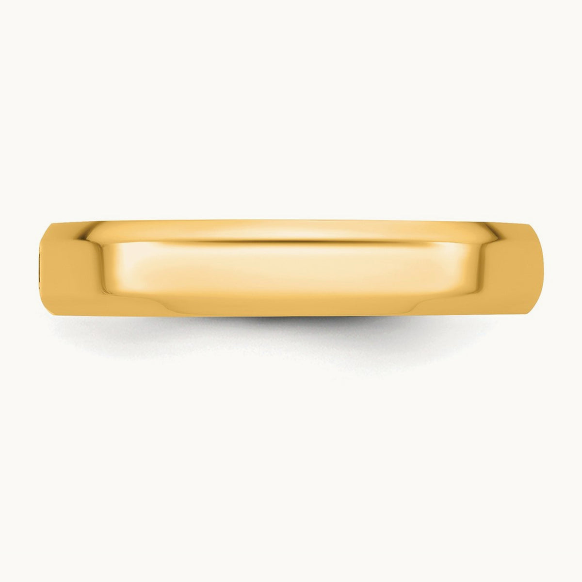 CLIQ Hinged Beveled Edge Wedding Band, 4mm, 14K Yellow Gold