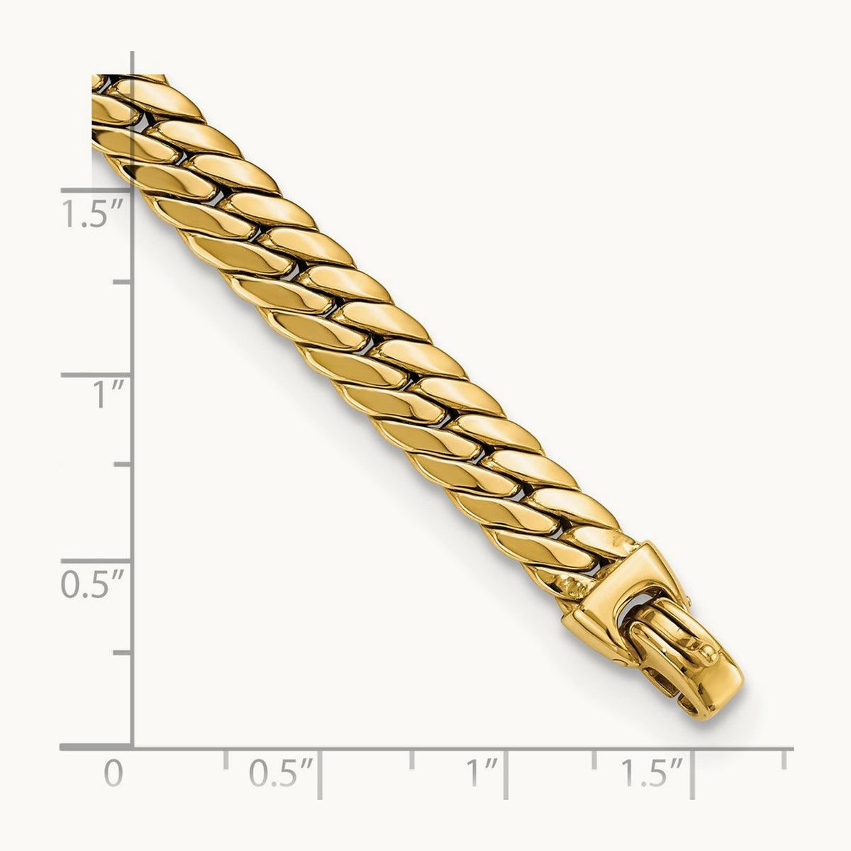 Large Snake Chain Bracelet, 14K