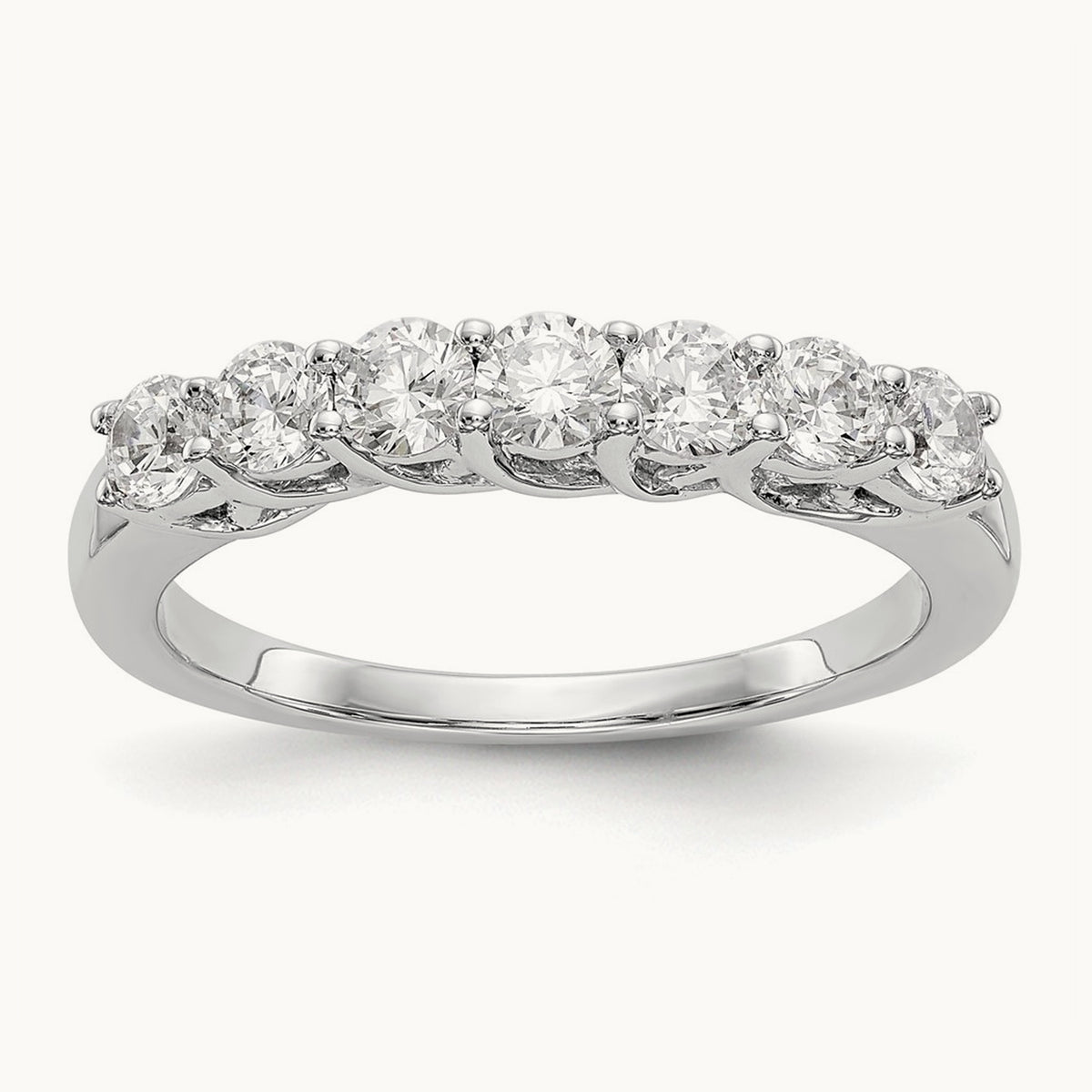 Trellis 7-Stone Band — 7/8 ct, 7