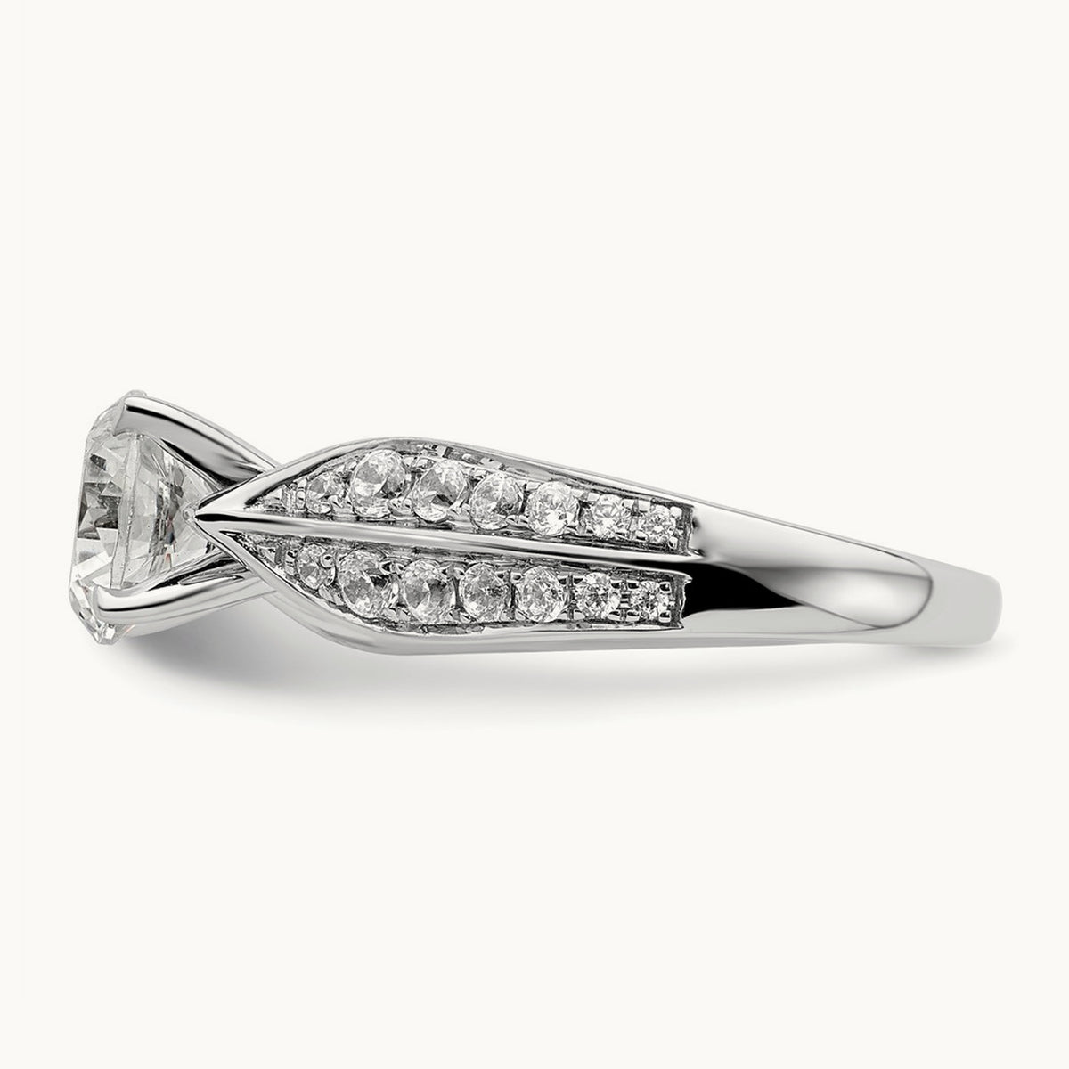 Semi-Mount Engagement Ring, 0.50 ct tw Lab-Grown Diamond