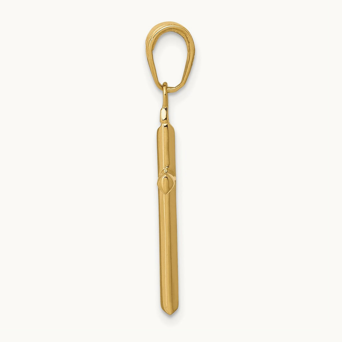 Reversible Latin Cross Pendant — 14K Yellow Gold