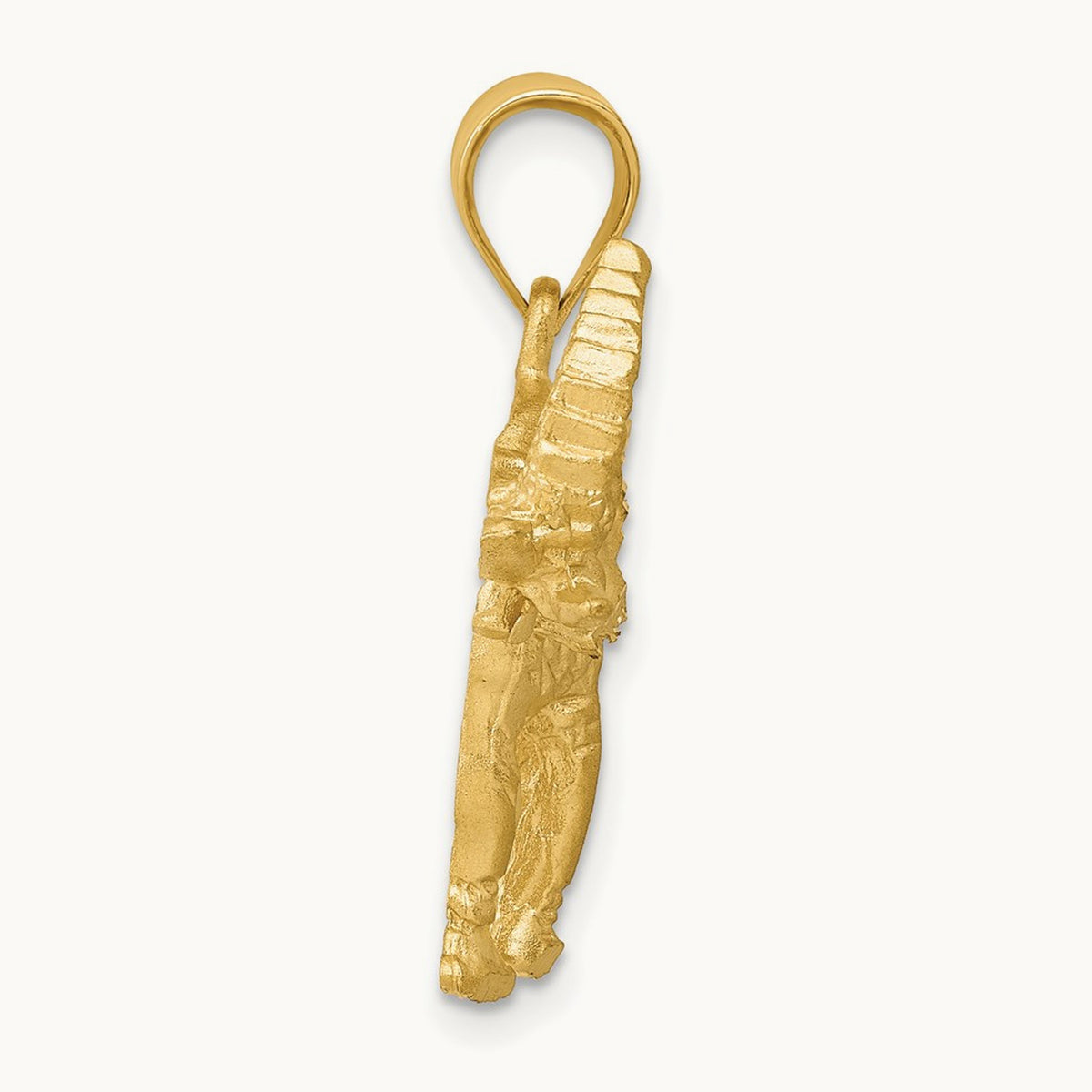 Elephant Pendant, 14K