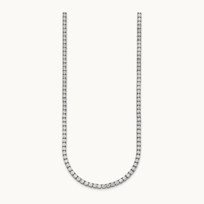 Straight Tennis Necklace, 13 1/2-17 7/8 ct Lab-Grown Diamond