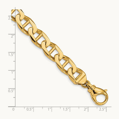 Hand-polished Anchor Link Chain — 8 inch