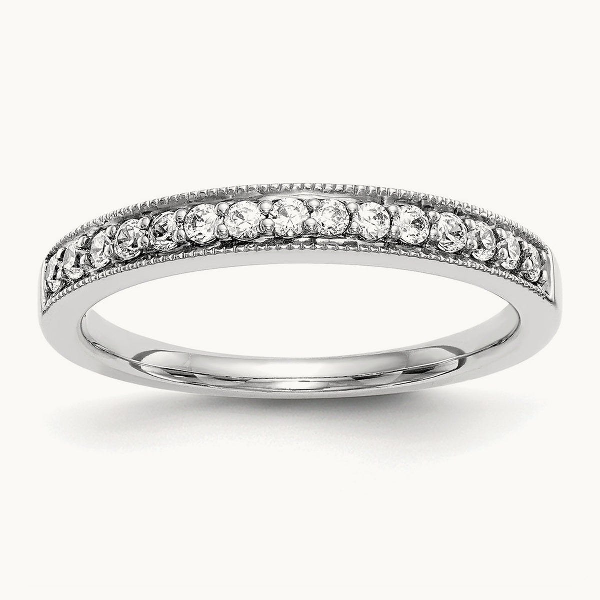Diamond Band, 14K White Gold